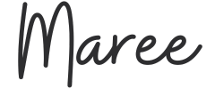 Signature in script saying Maree